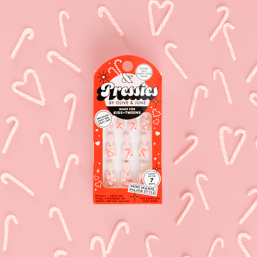 Candy Cane Crush - Pressies | Extra Short Short | Round - Image 3