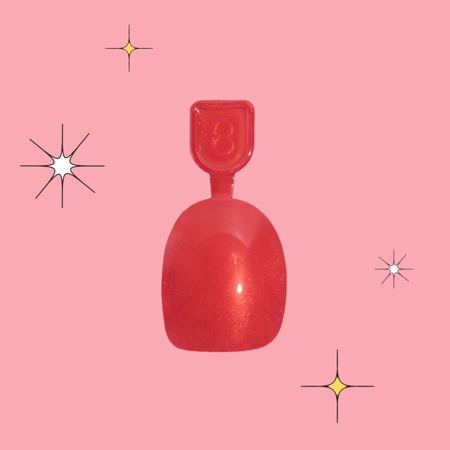 Cherry Chrome Sleigh - Pressies | Extra Short Short | Round - Image 2