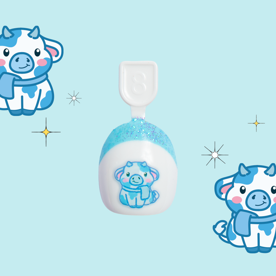 Fuzzy Winter Cow French - Pressies | Extra Short Short | Round - Image 2