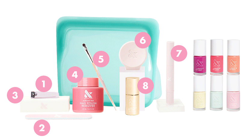 The Quick Dry Mani System - 6 Polishes - Image 12