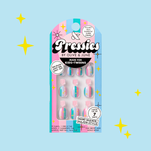 Rainbow Super Stripes - Pressies | Extra Short Short | Round