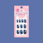 Suited Chrome - Tab Press-On | Extra Short | Squoval